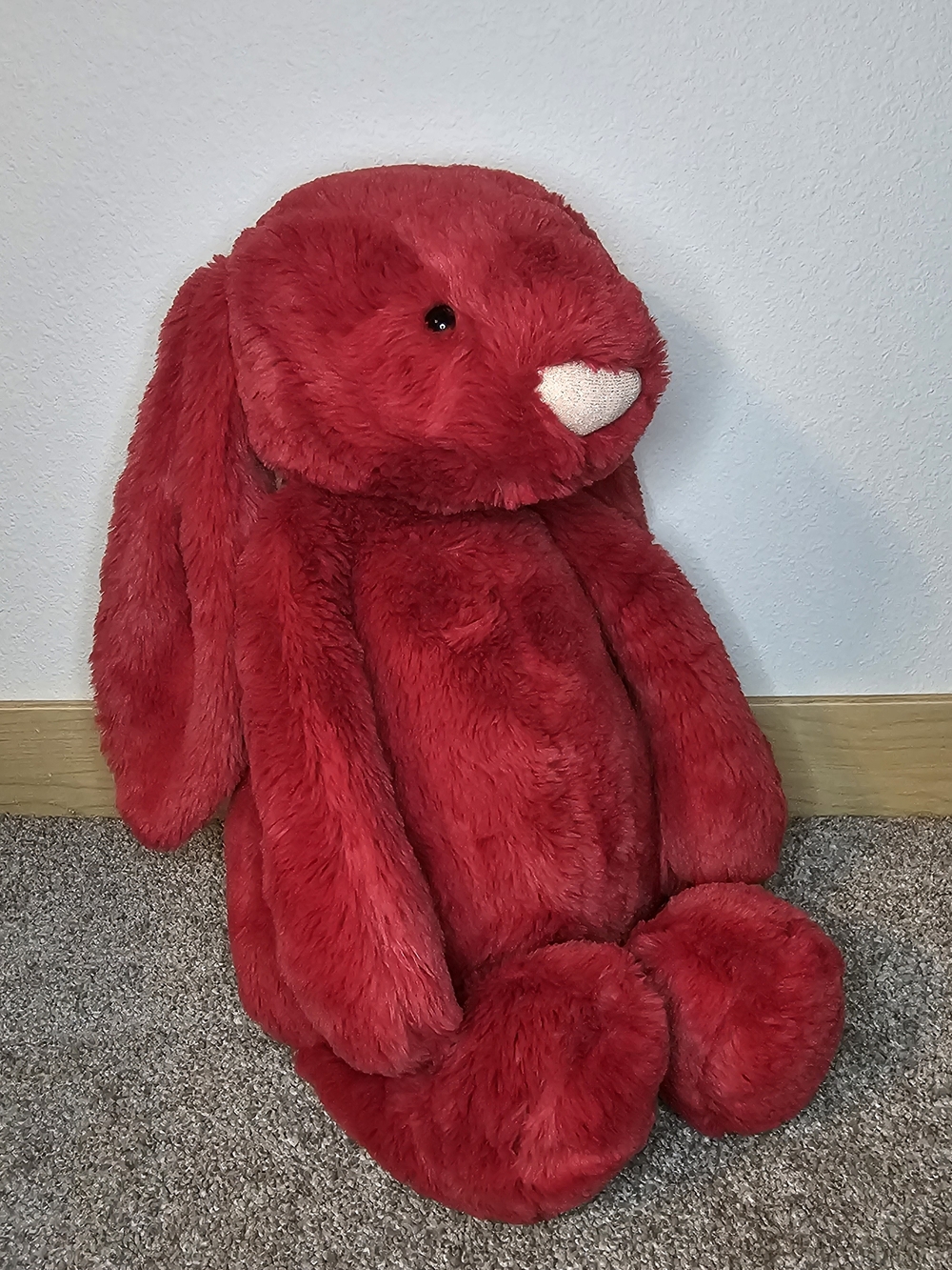 Jellycat Red Plush Bunny Stuffed Animal